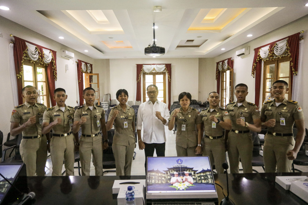 Wabup Suiasa Terima Audiensi Praja IPDN